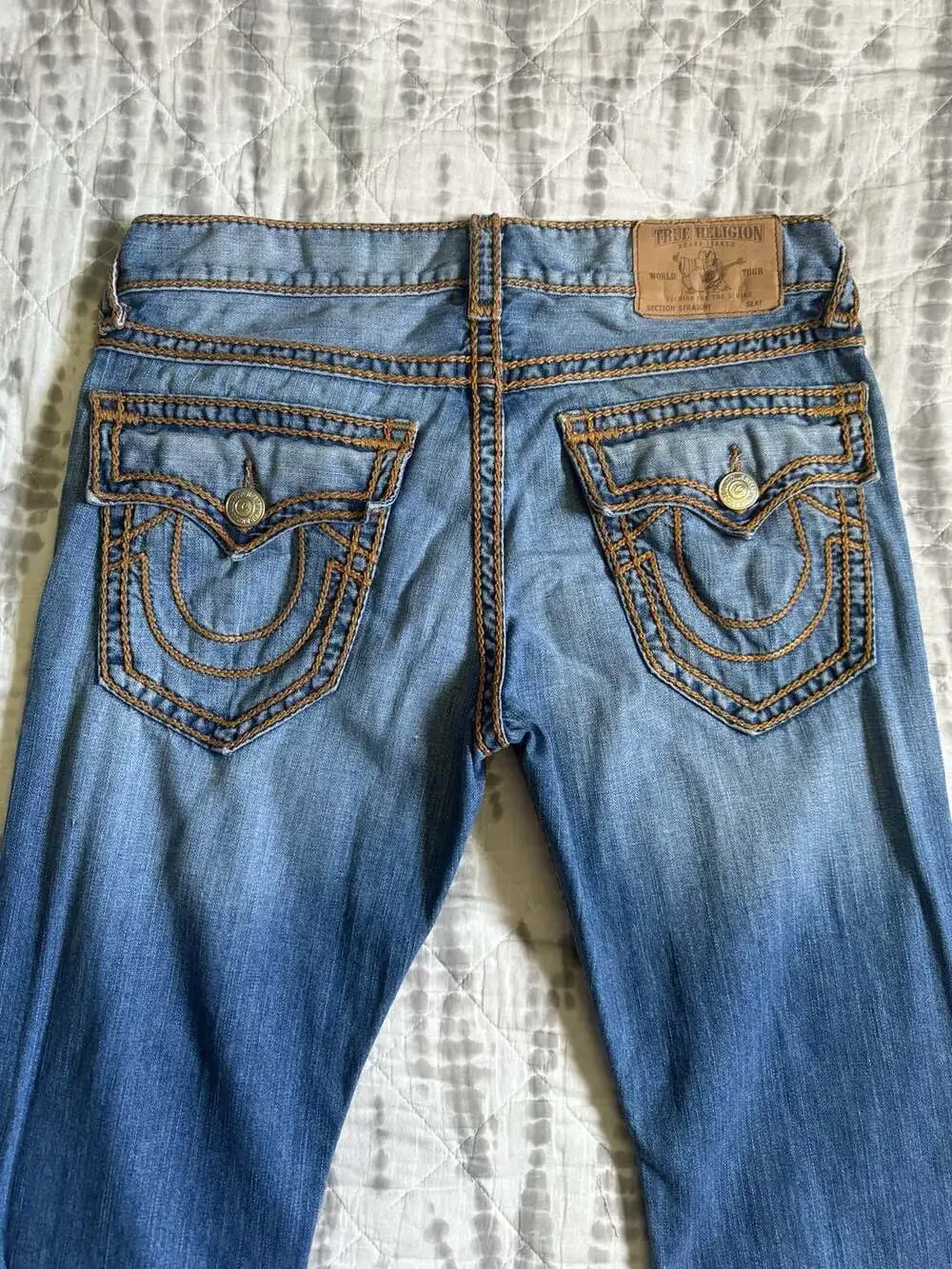 True Religion Ricky Jeans with Rope Stitch 33